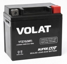 Аккумулятор VOLAT YTZ7S-BS (MF) AGM (6 А/ч) 100A R+