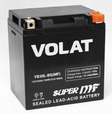Аккумулятор VOLAT YB30L-BS (MF) AGM (30 А/ч) 400A R+