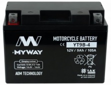 MYWAY YT9B-4 AGM (9 A/ч) 105A L+