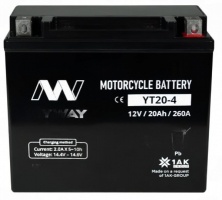 MYWAY YT20-4 AGM (20 A/ч) 260A L+