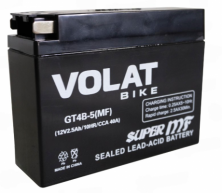 VOLAT GT4B-5 AGM (2,5 A/ч) 40A R+