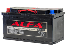 Аккумулятор АLFA Hybrid 90 L (800A, 353*175*190)