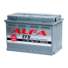 ALFA EFB (77 А/ч) 780A R+
