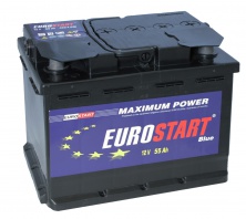 Аккумулятор Eurostart Blue 6CT-55 (55 А/ч) 430А
