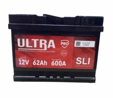 ULTRA PRO (62 A/h), 600A R+ низ.