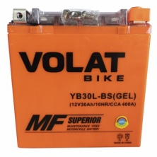 VOLAT YB30L-BS (iGEL) (30 А/ч) 400A R+