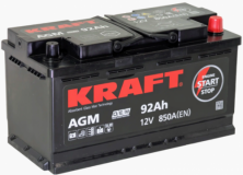 KRAFT AGM (92 A/ч) 850A R+