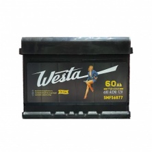 Westa Black (60 А/ч) 600A R+ низкий Westa Black (60 А/ч) 600A R+ низкий