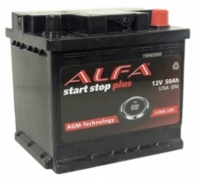 ALFA AGM (50 A/ч) 570A R+