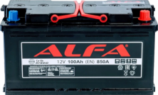 Аккумулятор ALFA Hybrid (100 А/ч) 850A R+