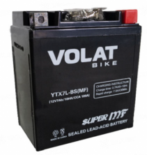 VOLAT YTX7L-BS (MF) (7 А/ч) 100A R+