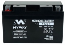 MYWAY YT7B-4 AGM (7 A/ч) 120A L+