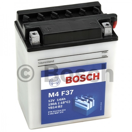 Аккумулятор Bosch M4 F37 YB14-B2 514 014 014 14 А/ч