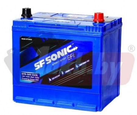 SF SONIC EFB ASIA (70 А/ч) 650A R+ (Exide) D23