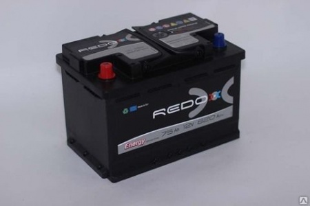 Аккумулятор REDOX (75 А/ч) 620A L+