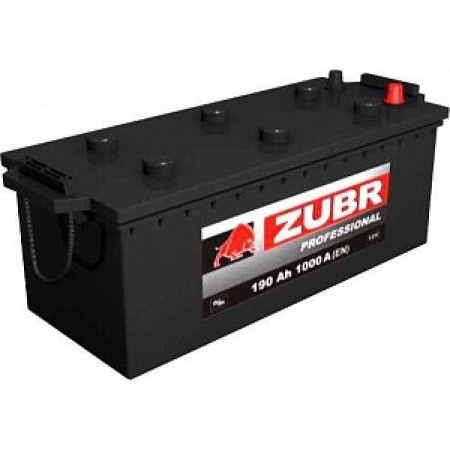 Аккумулятор ZUBR Professional МАЗ под болт 190 А/ч, 1000А