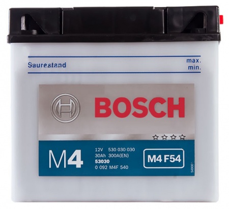 Аккумулятор Bosch M4 F54 53030 530 030 030 30 А/ч