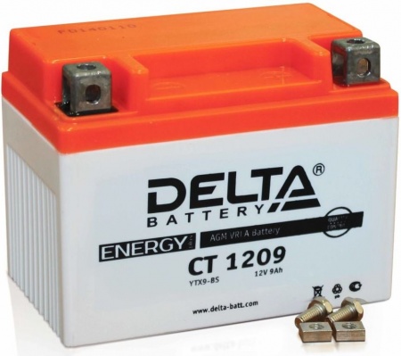 Delta AGM CT 1209 YTX9-BS, YTX9 9 А\ч (135А) L
