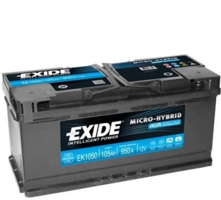 Аккумулятор EXIDE Start-Stop AGM  EK1005 105А/ч 950A