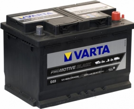 Аккумулятор VPromotive Black D33 566 047 051 66 А/h, 510А R+