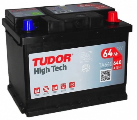 Аккумулятор Tudor High Tech TA640 (64 А/ч) 640A R+