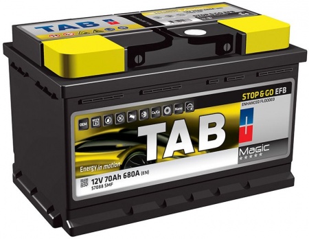 Аккумулятор TAB Magic STOP & GO R (70 А/ч)680А (212070)
