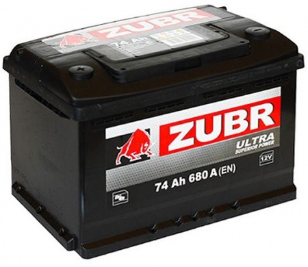 Аккумулятор Zubr ULTRA 74 А/ч, 680А L+