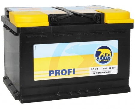 Аккумулятор Baren Profi (70 А/ч) 540А L+