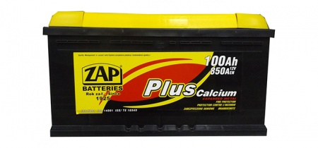 Аккумулятор Zap plus 600 38 (100 А/ч) 850A R+