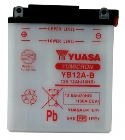 Аккумулятор Yuasa YB12A-B 12А/ч, L+