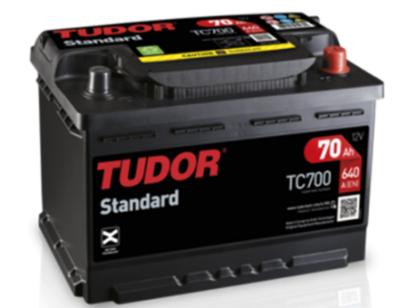 Аккумулятор Tudor Standart TC700 (70 А/ч) 640A R+