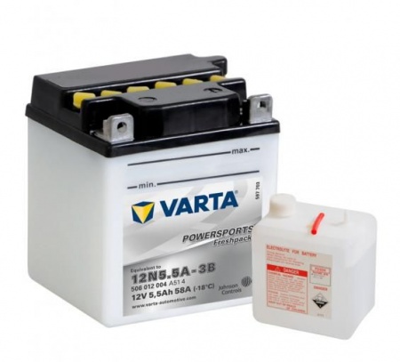 Аккумулятор Powersports Freshpack 12N5.5A-3B 506 012 004 5 А/ч