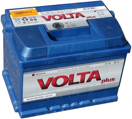 Аккумулятор Volta Plus 6CT, 540A