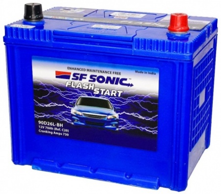 SF SONIC ASIA (70 A/ч) 730A R+ (Exide)