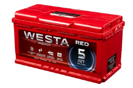 Аккумулятор WESTA RED 6СТ-100 100 Ah, 910 A L+