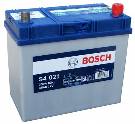 Аккумулятор Bosch S4 021 545 156 033 (45 А/ч) 330A Asia