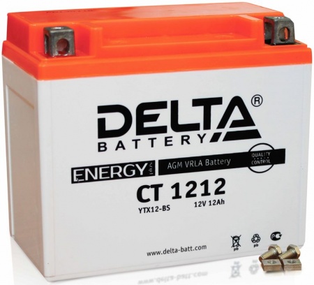 Delta AGM CT 1212 YTX14-BS, YTX12-BS 12 А\ч (180А) L