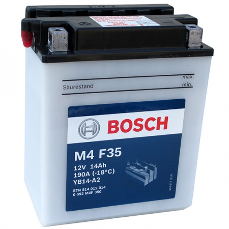 Аккумулятор Bosch M4 F35 YB14L-A2 514 012 014 14 А/ч