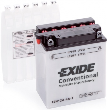 Аккумулятор Exide 12N12A-4A-1 12А/ч, 115А L+