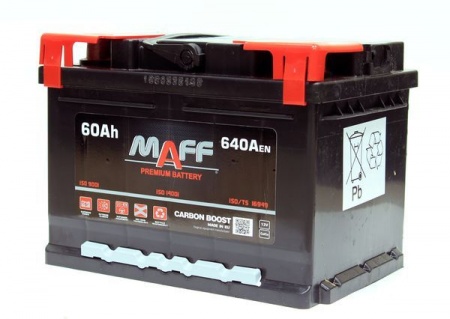 Аккумулятор MAFF Premium (60 А/ч) 640А (низкий) R+