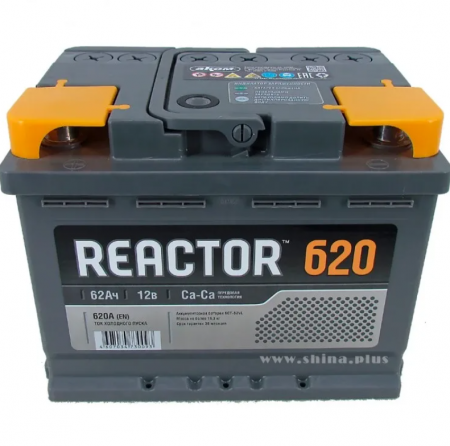 Аккумулятор AКOM Reactor 6CT-62 (62 А/ч) 620A L+