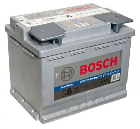 Аккумулятор Bosch S6 005 AGM 60 А/h, 680А (560 901 068)
