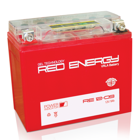 Аккумулятор Red Energy RE 1209 YTX9-BS 9 А/ч