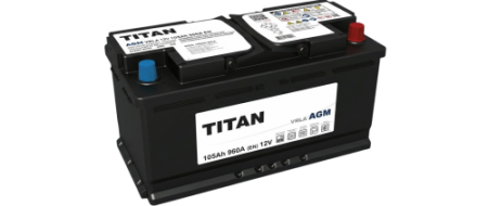 TITAN AGM (105 A/ч), 960A R+