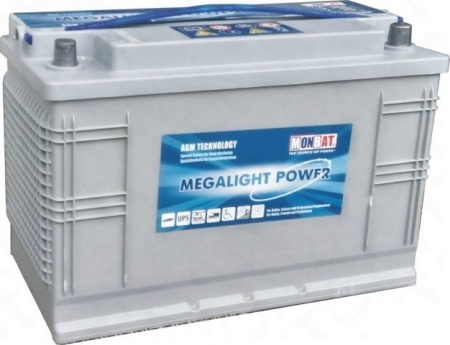 Аккумулятор MONBAT Megalight Pover AGM 81090