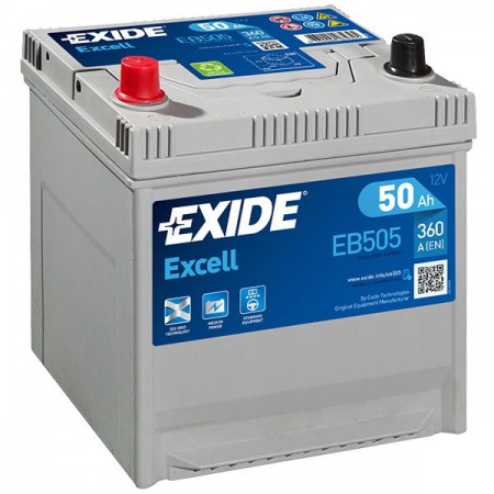 Аккумулятор Exide Excell EB505 (50 А/ч) 360A