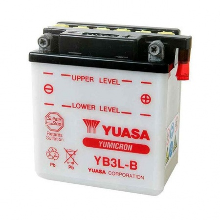 Аккумулятор Yuasa YB3L-B 3А/ч, R+