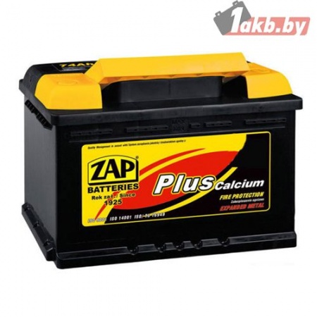 Аккумулятор Zap plus (55 А/ч) 510A R+