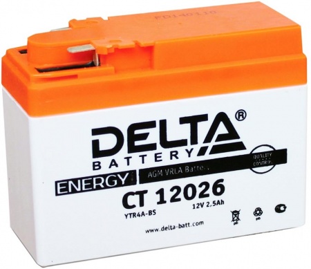 Delta AGM CT 12026 YTX4A-BS 2,5 А\ч (45А)