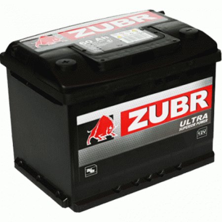Аккумулятор Zubr Ultra (62 А/ч) 600А L+